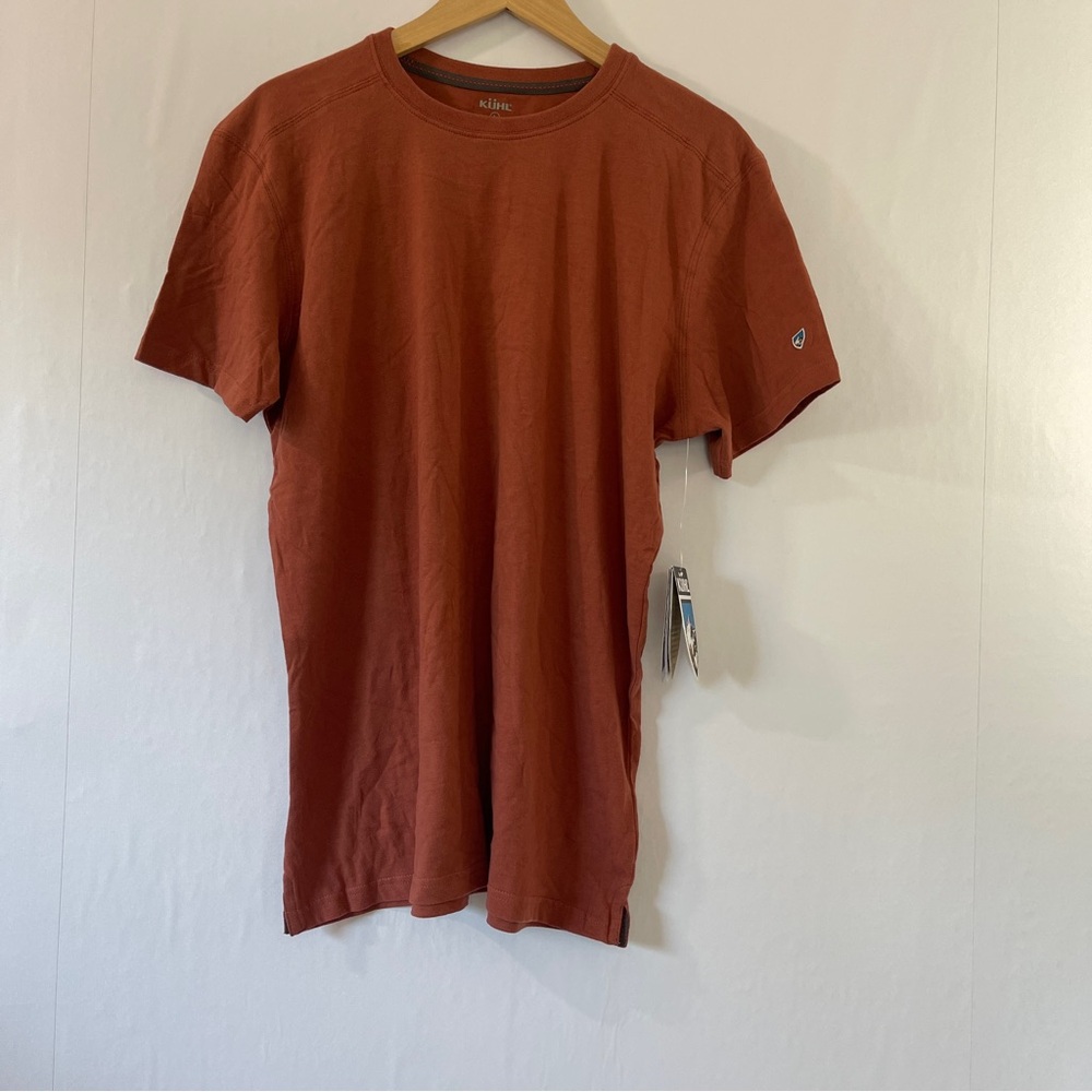 NWT Kuhl Men's Tshirt Sundried Tomato Color Size Large